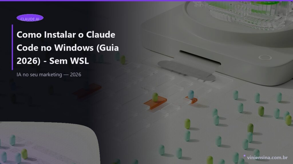 Como Instalar Claude Code no Windows: PowerShell, CMD e Sem WSL