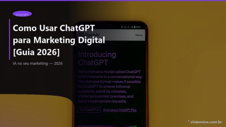 Como Usar ChatGPT para Marketing Digital [Guia 2026]
