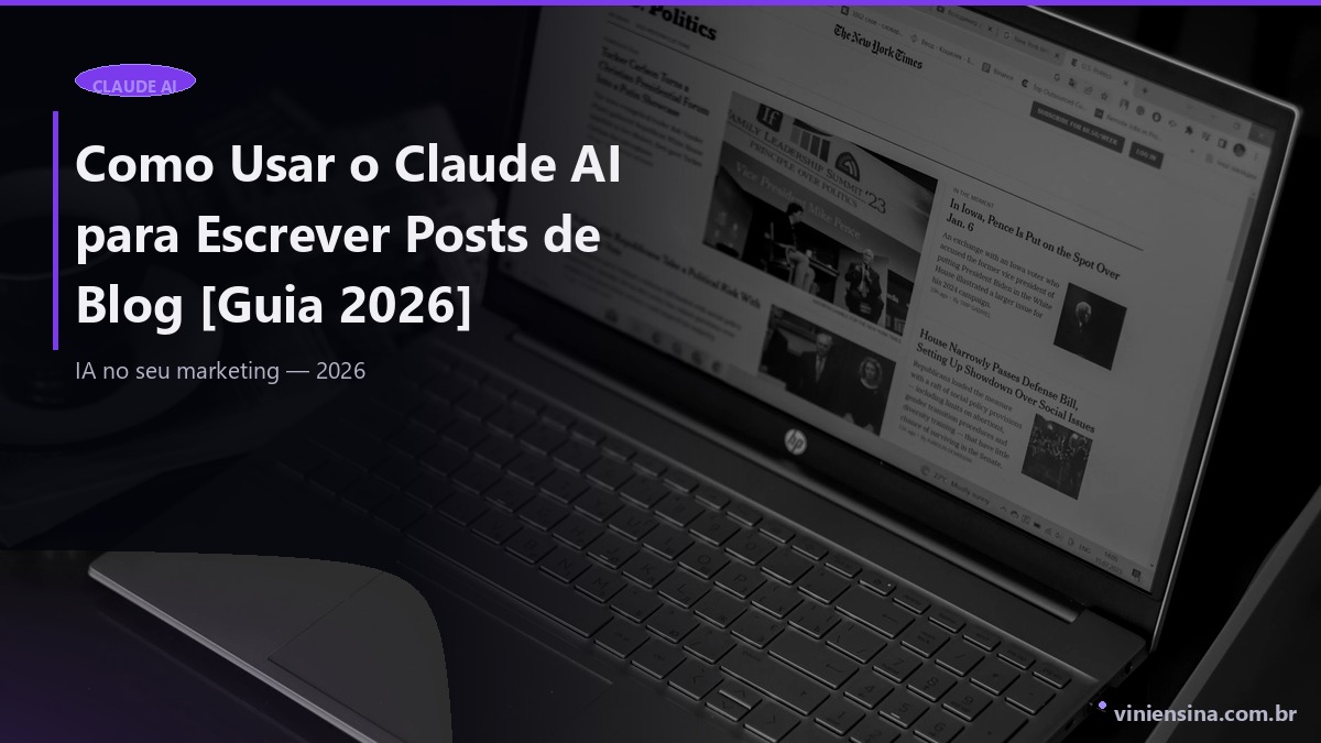 Como Usar o Claude AI para Escrever Posts de Blog [Guia 2026]