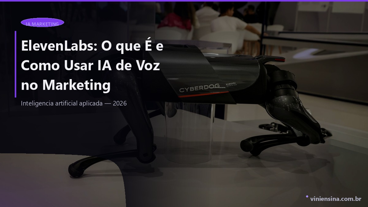 ElevenLabs: O que É e Como Usar IA de Voz no Marketing