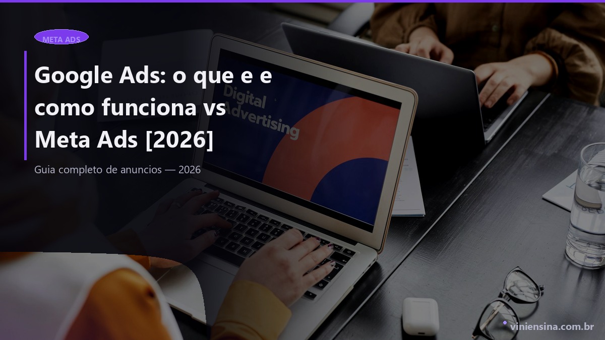 Google Ads: o que e e como funciona vs Meta Ads [2026]