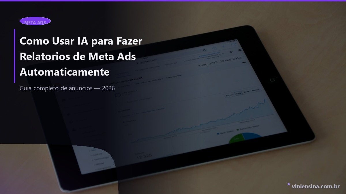 Como Usar IA para Fazer Relatorios de Meta Ads Automaticamente