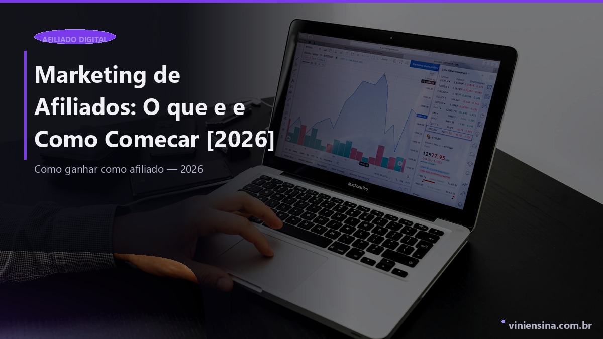 Marketing de Afiliados: O que e e Como Comecar [2026]