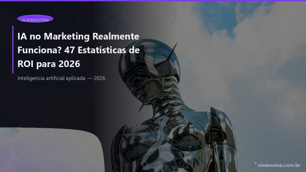 IA no Marketing Realmente Funciona? 47 Estatísticas de ROI para 2026