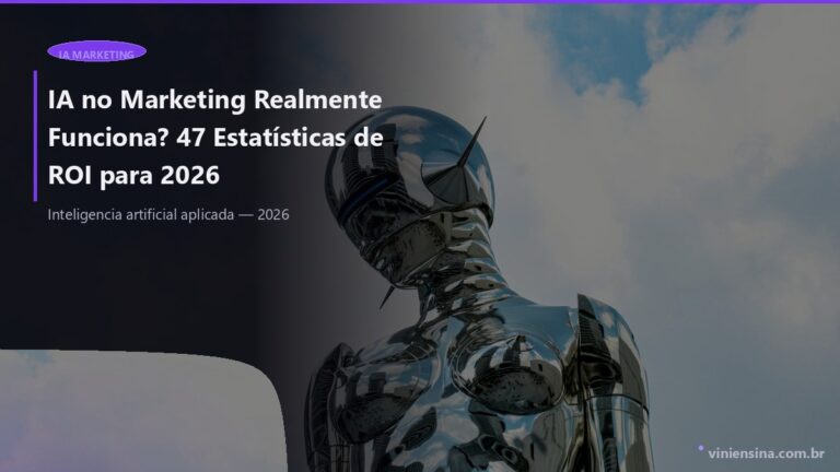 IA no Marketing Realmente Funciona? 47 Estatísticas de ROI para 2026