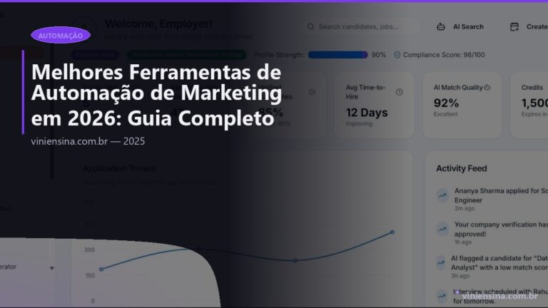 Melhores Ferramentas de Automação de Marketing em 2026: Guia Completo