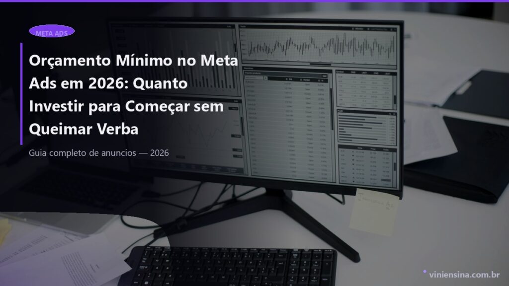 Orçamento Mínimo no Meta Ads em 2026: Quanto Investir para Começar sem Queimar Verba