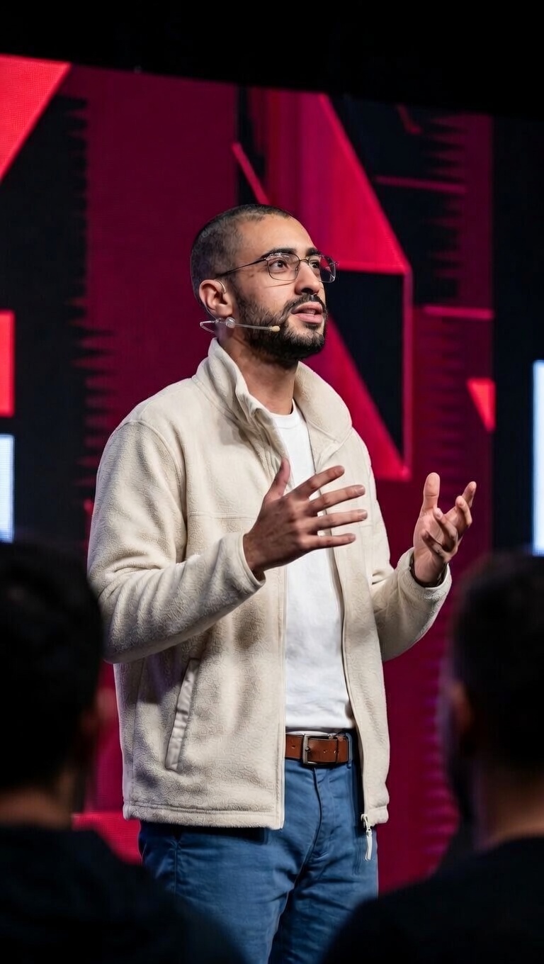Vinicius Oliveira no palco
