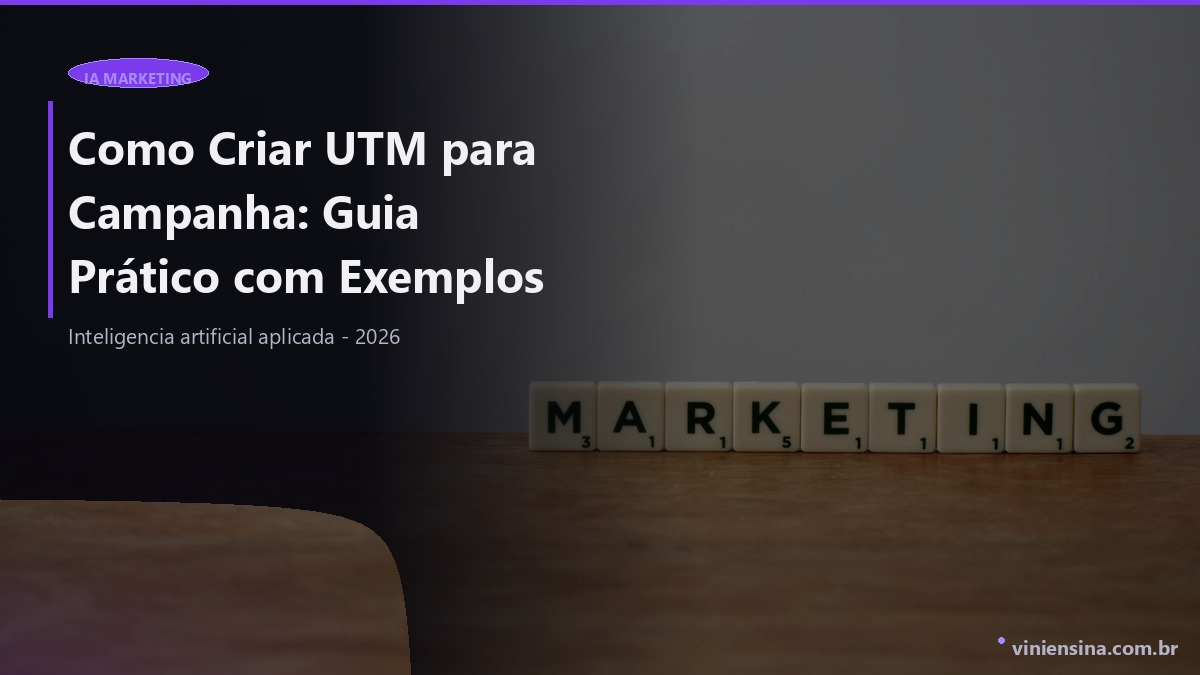 Como Criar UTM para Campanha: Guia Prático com Exemplos