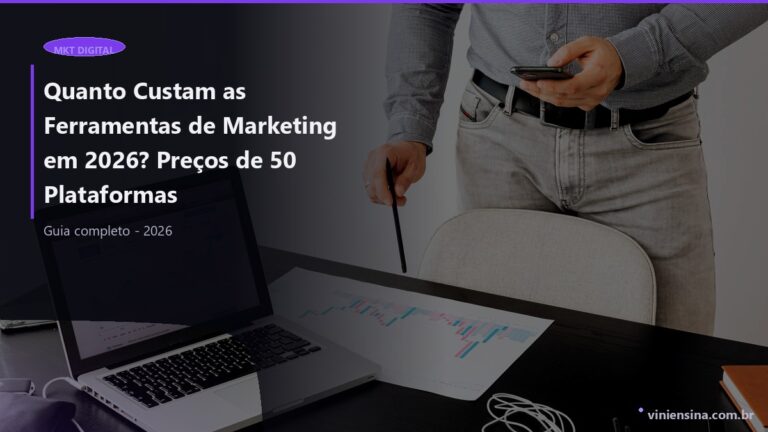 Quanto Custam as Ferramentas de Marketing em 2026? Preços de 50 Plataformas em Reais e Dólar