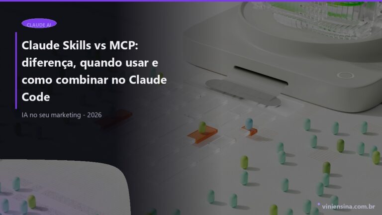 Claude Skills vs MCP: diferença, quando usar e como combinar no Claude Code