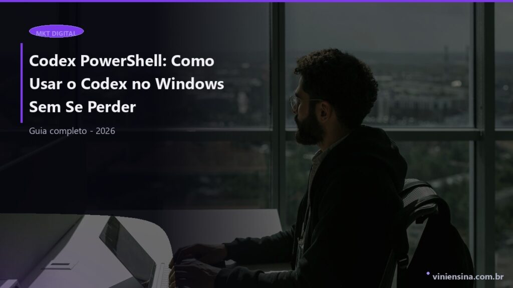 Codex PowerShell: Como Usar o Codex no Windows Sem Se Perder