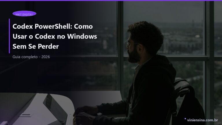 Codex PowerShell: Como Usar o Codex no Windows Sem Se Perder