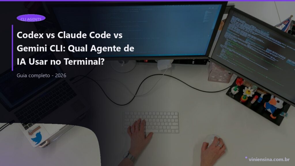 Codex vs Claude Code vs Gemini CLI: Qual Agente de IA Usar no Terminal?