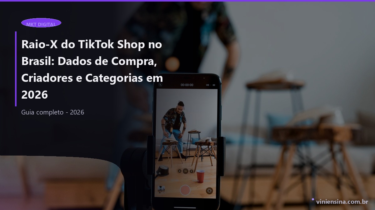 Raio-X do TikTok Shop no Brasil: Dados de Compra, Criadores e Categorias em 2026