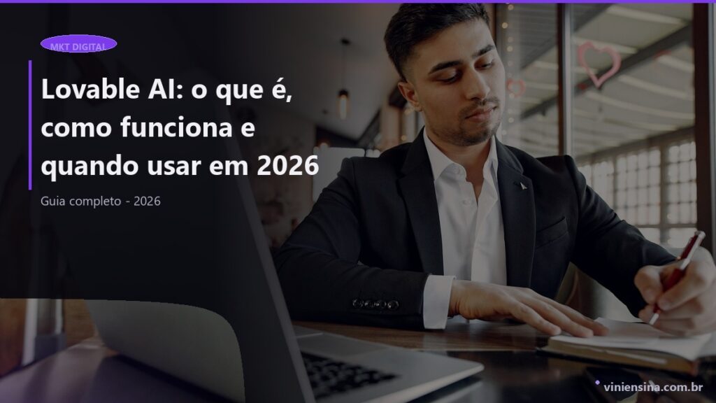 Lovable AI: o que é, como funciona e quando usar em 2026