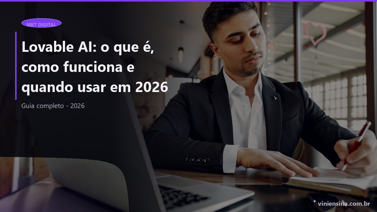 Lovable AI: o que é, como funciona e quando usar em 2026