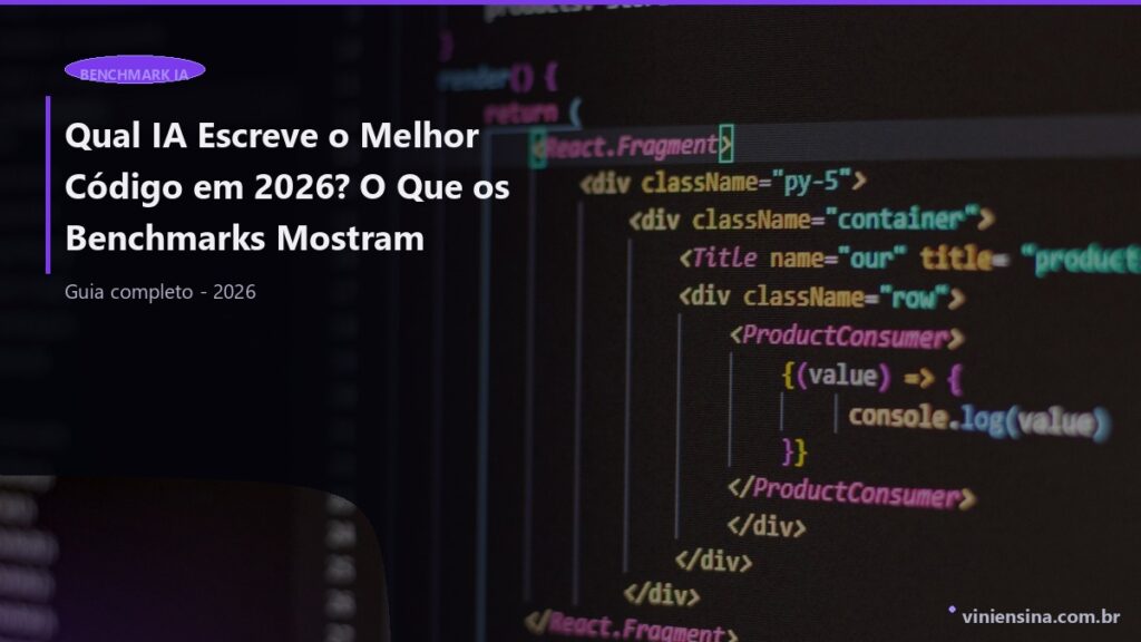 Qual IA Escreve o Melhor Código em 2026? O Que os Benchmarks Mostram