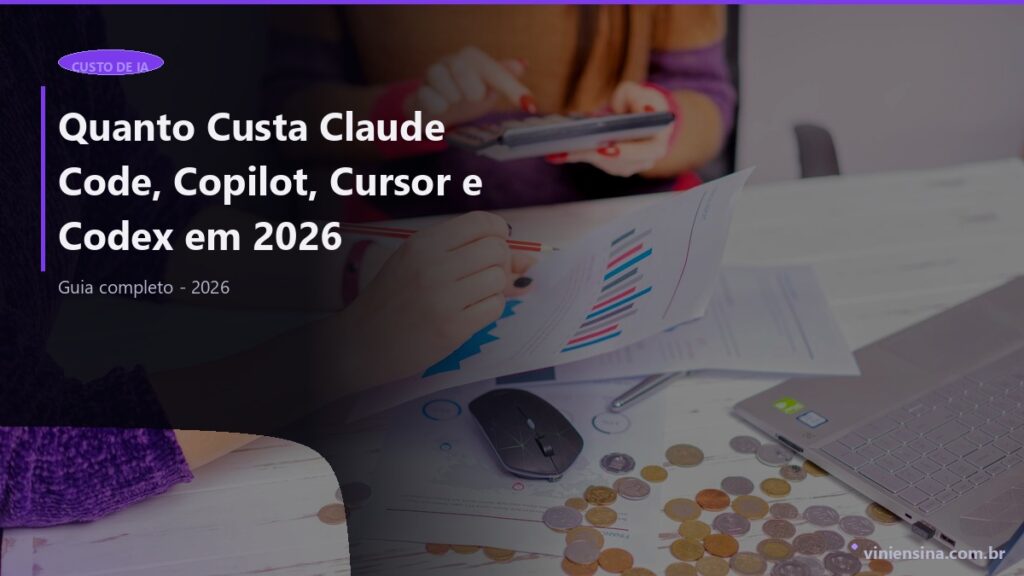 Quanto Custa Claude Code, Copilot, Cursor e Codex em 2026