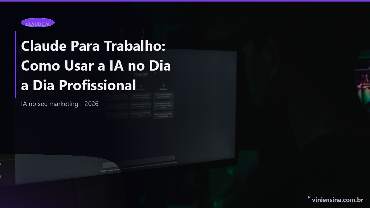 Capa do artigo Claude para trabalho com usos profissionais da IA