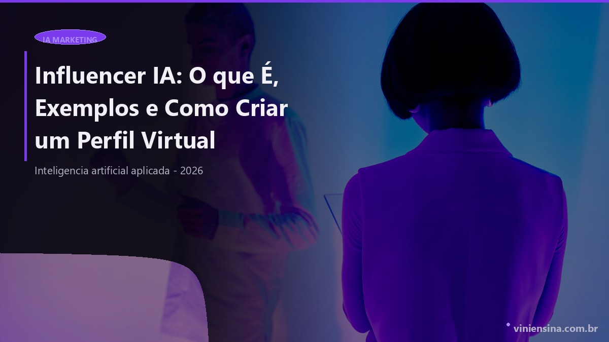 Influencer IA: O que É, Exemplos e Como Criar um Perfil Virtual