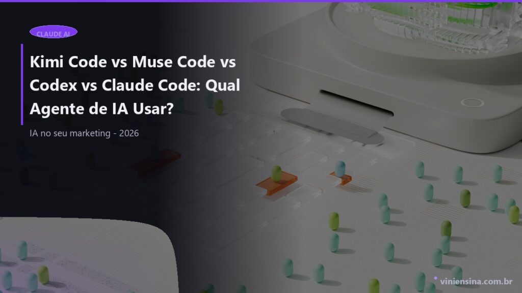 Kimi Code vs Muse Code vs Codex vs Claude Code: Qual Agente de IA Usar?