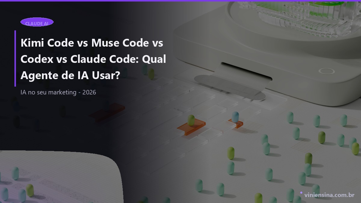 Kimi Code vs Muse Code vs Codex vs Claude Code: Qual Agente de IA Usar?