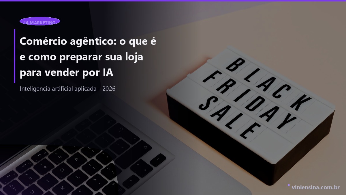 Comércio agêntico: o que é e como preparar sua loja para vender por IA