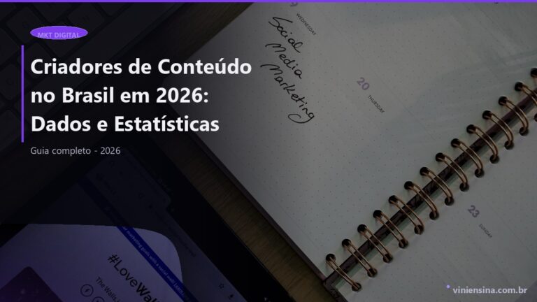 Criadores de Conteúdo no Brasil em 2026: Dados e Estatísticas
