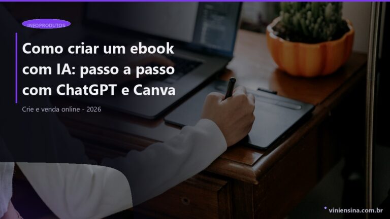 Como criar um ebook com IA: passo a passo com ChatGPT e Canva