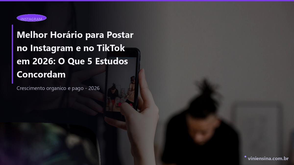 Melhor Horário para Postar no Instagram e no TikTok em 2026: O Que 5 Estudos Concordam
